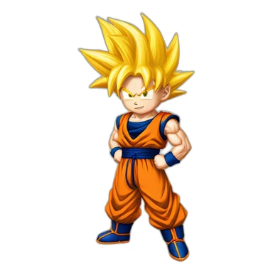 goku super sayayin sticker