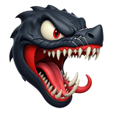 Venom snarling sticker