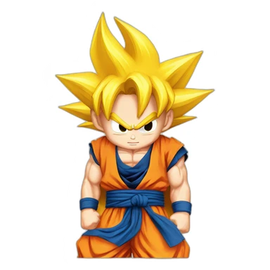 goku super sayan sticker