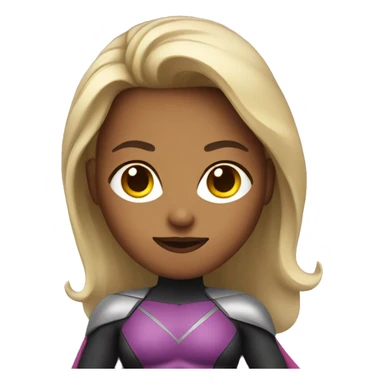 superhero female sticker