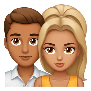 Hot girl with two boyfriends, sassy and beautiful sticker