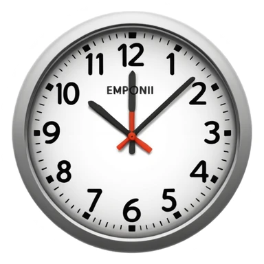 10 minutes before twelve. sticker