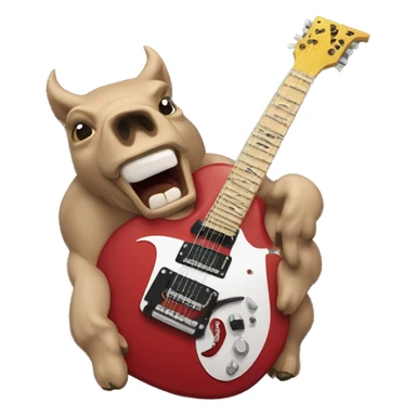 Dean razorback gitaur sticker