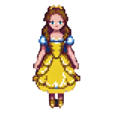 Belle from Disney sticker