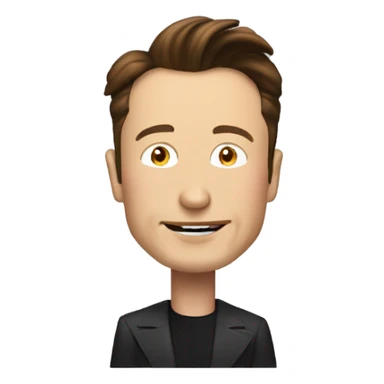 Elon musk boire du cafe  sticker
