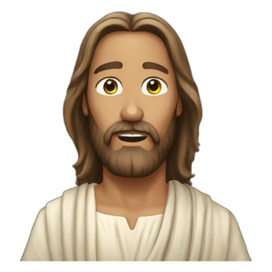 Jesus if he was australian sticker