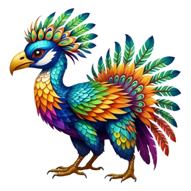 Colorful Exotic Pokémon-Animal-Digimon-Monster-Beast-Fakémon-hybrid-creature (full body) sticker