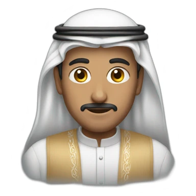 a man from saudi arabia sticker