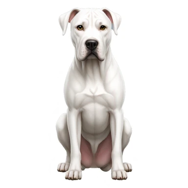 Dogo Argentino Dog Breed Full Body sticker