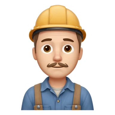 rustic carpenter portrait, head and shoulders only, wood dust on shoulders, rolled-up shirt collar, calm craftsman expression, warm workshop vibe, 3D cartoon, mobile game icon style, clean background, no text, no watermark
 sticker
