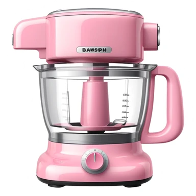 babypink food processor  sticker