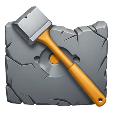 A primitive stone scraper with rough cutting surface.






 sticker