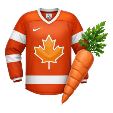 Add a team Canada jersey to the carrot in the top left.  sticker