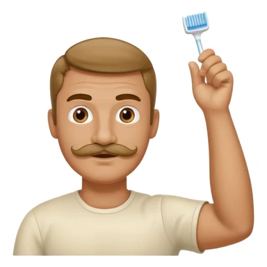 Man with toothbrush-moustache doing roman salute sticker