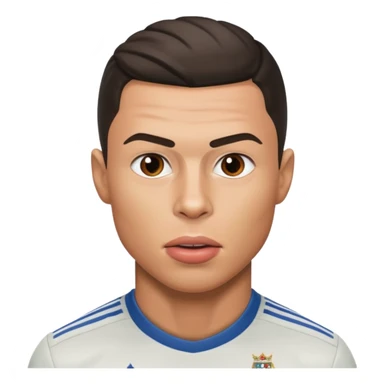 ronaldo qui se mort les lèvres  sticker
