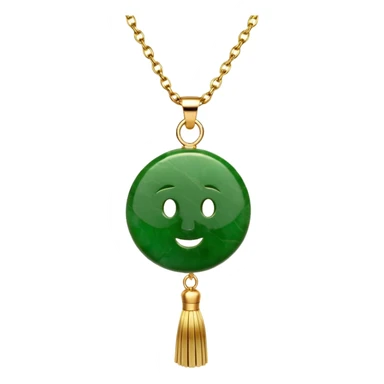 jade ade tassel pendant sticker