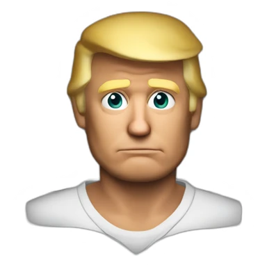 donald trump arrested mugshot looking at camera sticker