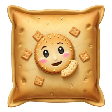 un tas de crackers aux graines sticker