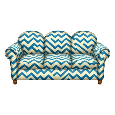 Couch or lamp in box
 sticker