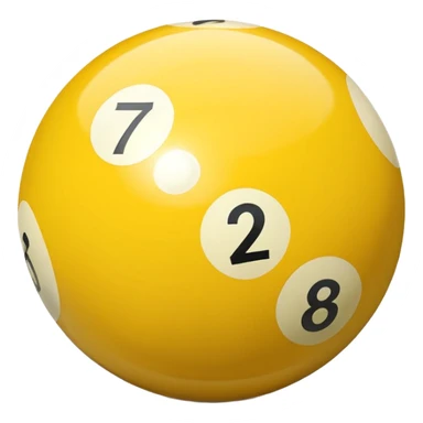 7 numbered billiard ball  sticker