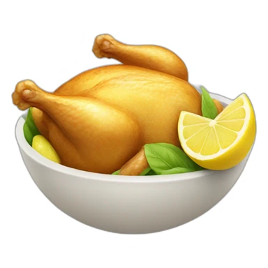 poulet au citron  sticker