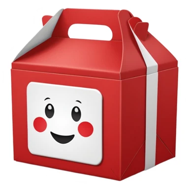 Takeaway Food Box red sticker