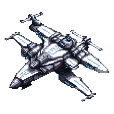 massive battleship-style space cruiser with weapon turrets sticker