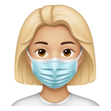 Self care mask sticker