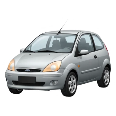 light grey ford fiesta from 2003 sticker