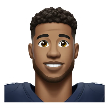Saquon Barkley in a rams jersey  sticker