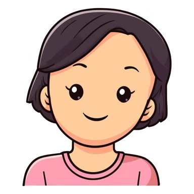 Beautiful girl with smiling eyes sticker