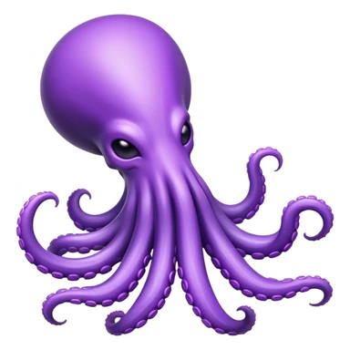 purple alien tentacles  sticker