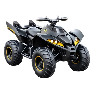 batmobile atv raptor 700 sticker