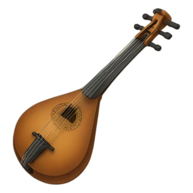 Erlandskian Tumbara String Instrument Ethnic sticker