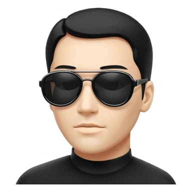 Matrix sunglasses sticker