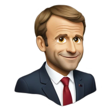Emmanuel macron vin sticker