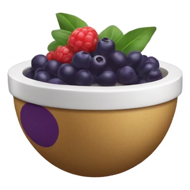 an acai bowl sticker