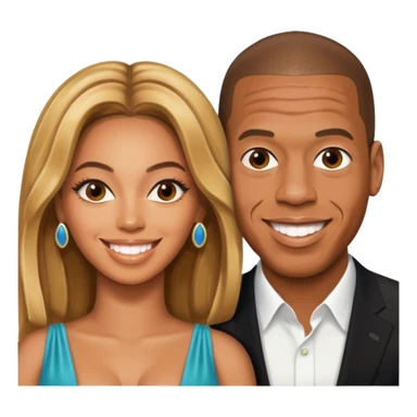 Beyonce and jay z sticker