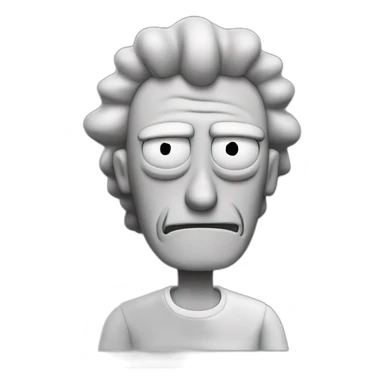 Rick from Rick and Morty sticker