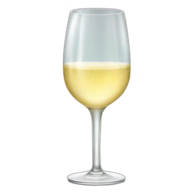 a glass of sparkling wine sticker