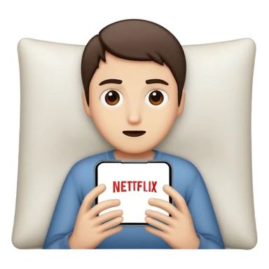 I like watching Netflix sticker