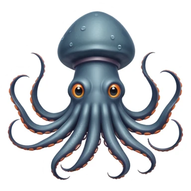 Giant Squid – Huge squid with long curling arms sticker