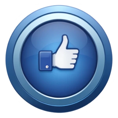 représente le célèbre badge de certification Facebook (blue check " ou "pastille bleue) sticker