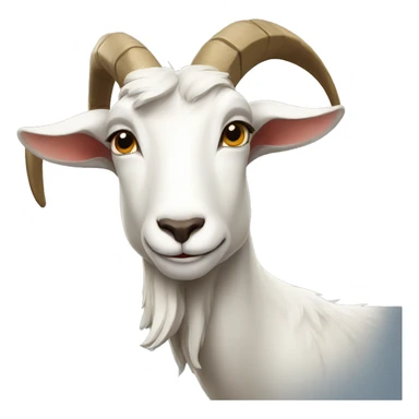 whispering goat sticker