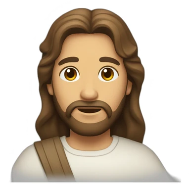 Jesús llevando la cruz sticker