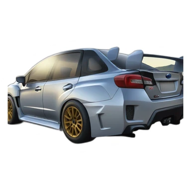 subaru wrx sti gr sticker