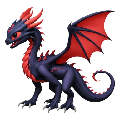 Venom-Stitch-Toothless-Yveltal-Lunala-Fakémon-hybrid-creature (full body)  sticker