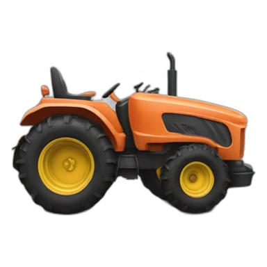 Un tracteur tondeuse qui fait un wheeling sticker