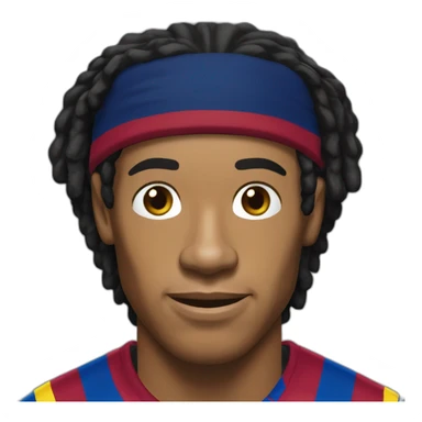 Ronaldinho Barcelona Futbol Club sticker