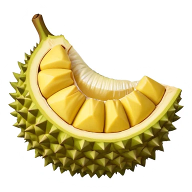 durian cut open showing interior emoji sticker